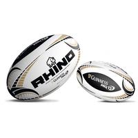 rhino guinness pro12 white replica rugby ball 5