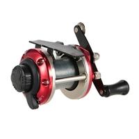 Right Hand Ice Fishing Reel Drum Reel Lightweight Small Compact Design Metal Construction for Saltwater Freshwater