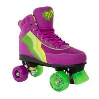 Rio Roller Classic II Disco Roller Skates - Grape - UK6