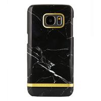 Richmond & Finch-Smartphone covers - Samsung Galaxy S7 Edge Cover Marble Glossy - Black