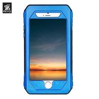 RIYO IP68 Waterproof Shockproof Dirt Snow Proof Cover Case for iPhone 6 PC TPE Material Unique Stand Design Waterproof Breathable Film Ports High Tran