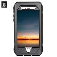 RIYO IP68 Waterproof Shockproof Dirt Snow Proof Cover Case for iPhone 6 PC TPE Material Unique Stand Design Waterproof Breathable Film Ports High Tran