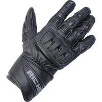 Richa Dark Leather Motorcycle Gloves