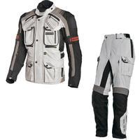 richa touareg motorcycle jacket amp trousers grey kit