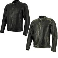 richa thruxton leather motorcycle jacket