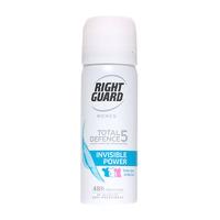 right guard women total defence 5 invisible deodorant 50ml