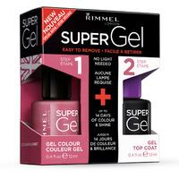 Rimmel Super Gel Set Nail Polish 2x 12ml