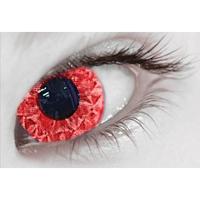 rizzy red mesmerglow uv cosmetic lenses 1 month