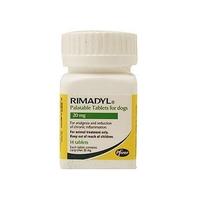 rimadyl palatable 20mg tablets