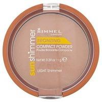 rimmel sun compact powder light shimmer