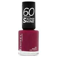 Rimmel Nail Polish 60 Second Berries & Cream 8ml, Red