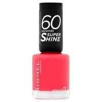 rimmel nail polish 60 second coralicious 8ml red