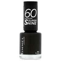 rimmel nail polish 60 second black out 8ml black