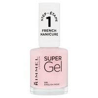Rimmel London Super Gel French Manicure English Rose #091, Pink