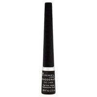 Rimmel Exaggerate Liquid Eyeliner Black 1, Black