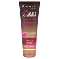 Rimmel Sunshimmer Instant Tan w/Grad Glow Matte 125ml Medium