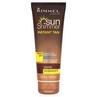 Rimmel Sunshimmer Water Resist Instant Tan Dark Shimmer125ml