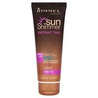 Rimmel Sunshimmer Water Resist Instant Tan Light Matte 125ml