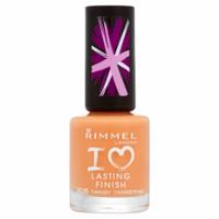 rimmel lasting finish nail varnish 705 tangy tangerine