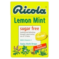Ricola Lemon Mint Sugar Free Swiss Herb Drops - 45g