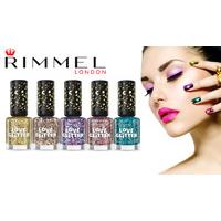 rimmel love glitter nail polish pack of 5