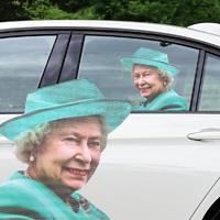 Ride With The Queen Car Sticker