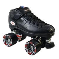 Riedell R3 Speed Roller Skates - Black