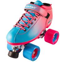 Riedell Quad Roller Skates - Dart Ombre Blue/Pink