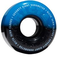 Ricta Cloud Duotones 78a Skateboard Wheels - Black/Blue 52mm