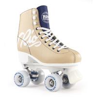 Rio Roller Script Quad Roller Skates - Tan/Blue