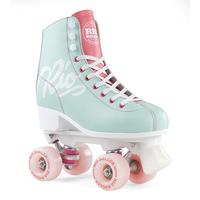 Rio Roller Script Quad Roller Skates - Teal/Coral