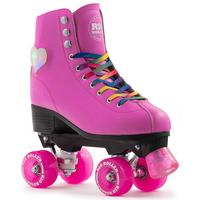rio roller figure lights quad roller skates pink