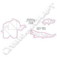 Richard Garay Origami Collection Hey You Stamp and Die Set 388117
