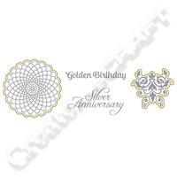 Richard Garay Silver and Gold Collection Golden Birthday Stamp and Die Set 388101