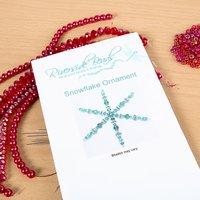 riverside beads snowflake ornament set makes 7 372288