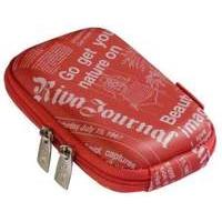 Rivacase Riva 7023 Pu Digital Camera Case Red/newspaper