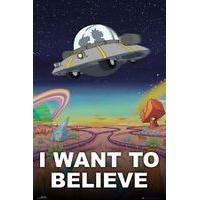 Rick & Morty I Want To Believe Poster