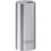 Rivacase Rivapower Li-ion Aluminium Body Portable Rechargeable Battery 5000mah Silver (va1005)