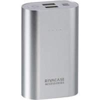 Rivacase Rivapower Li-ion Aluminium Body Portable Rechargeable Battery 10000mah Silver (va1010)