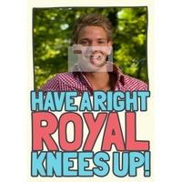 right royal knees up photo upload cards