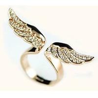 ring casual jewelry alloy zircon statement ringsadjustable gold