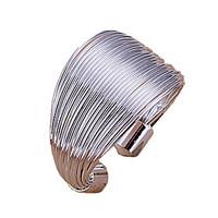 Ring Adjustable Daily Jewelry Alloy Band RingsAdjustable Silver