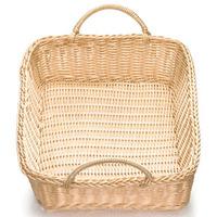 ridal rectangular basket with handles natural 19 x 14 x 4inch single