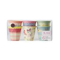 rice melamin two tone cup small 6 pack melcu 6sgfunxc kitchenchildrens ...