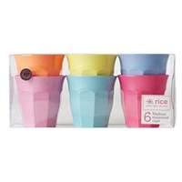 Rice - Melamin Cup Medium - 6 Pack (melcu-6mgff) /kitchen/childrens Room