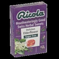 ricola elderflower swiss herbal sweets box 45g 45g