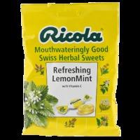 Ricola Lemon Mint Swiss Herbal Sweets Bag 70g - 70 g