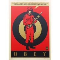 riot cop by obey shepard fairey
