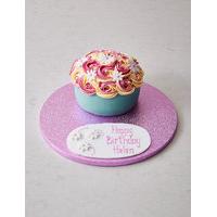 Ripple Rose Giant Cupcake