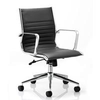Ritz Medium Back Chair White Standard Delivery